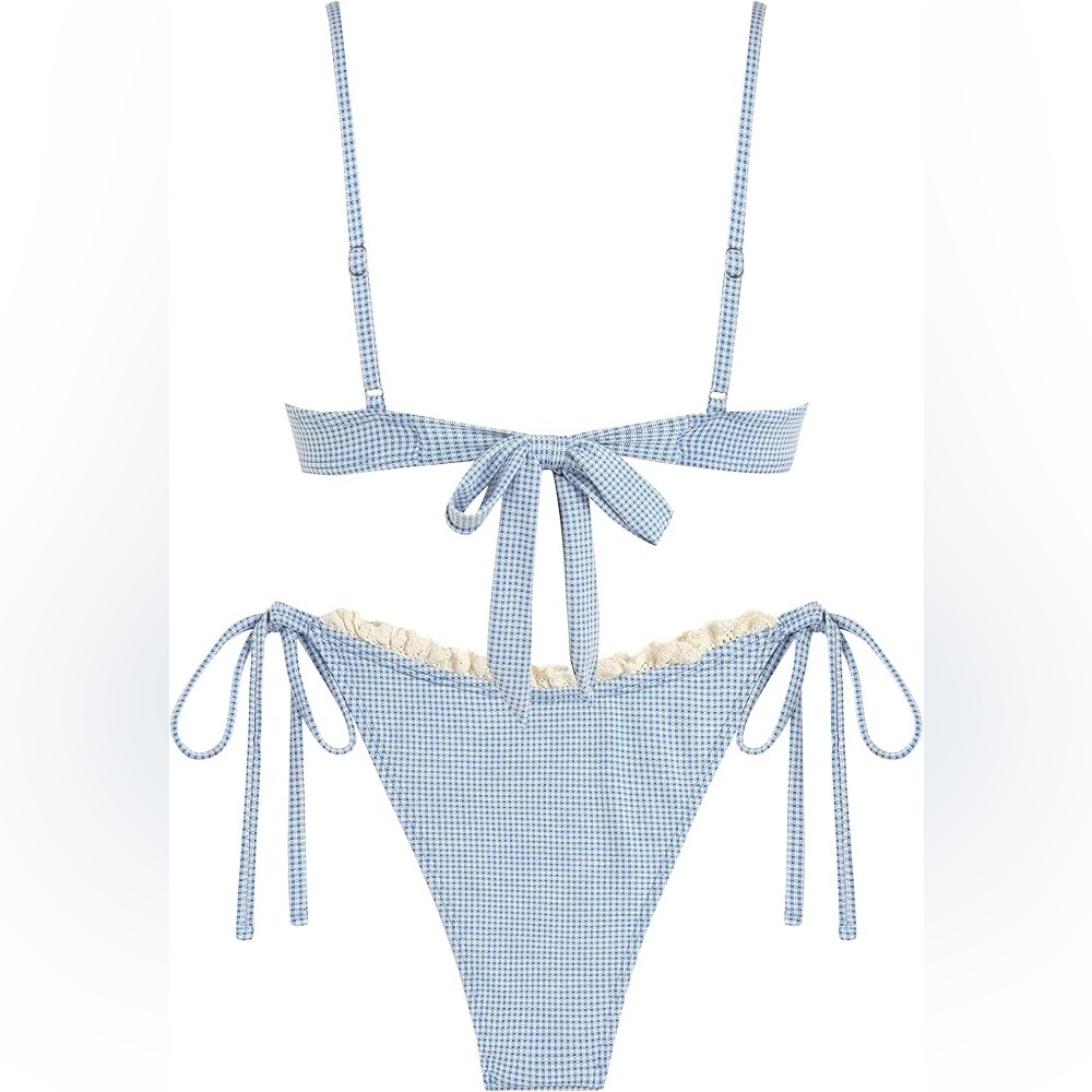 Gingham Bikini Set - Picture 2 of 7